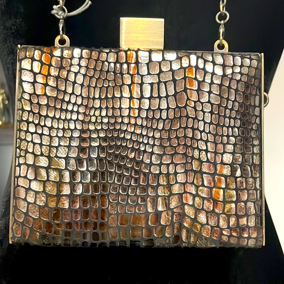 NWT HOBO Alligator crocodile clutch - Picture 3 of 10